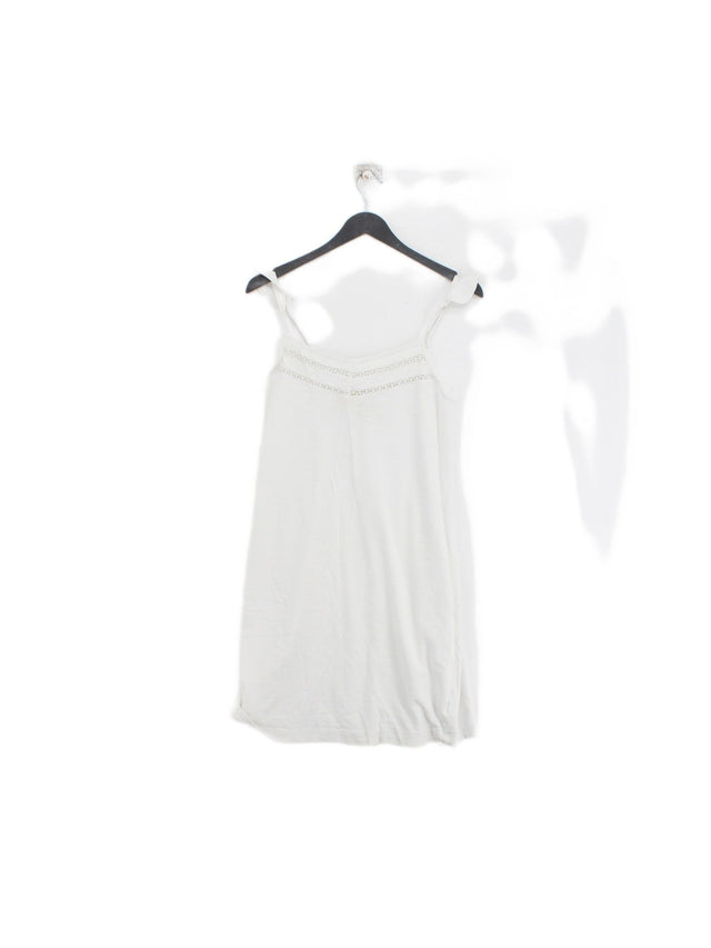 Next Women's Top UK 6 White 100% Cotton