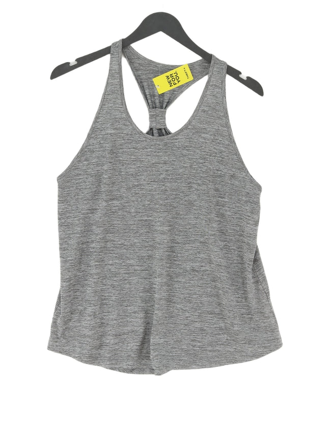 New Look Women's T-Shirt M Grey 100% Polyester