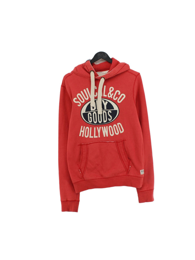 SoulCal&Co Women's Hoodie S Red Cotton with Polyester