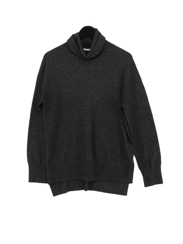 & Other Stories Women's Jumper S Grey Wool with Silk