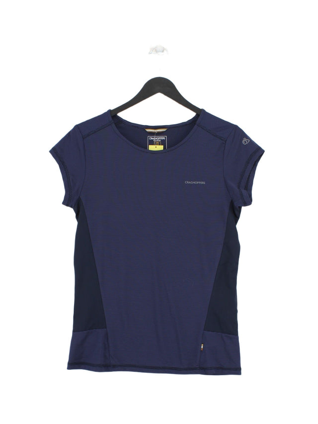 Craghoppers Women's T-Shirt UK 10 Blue 100% Other
