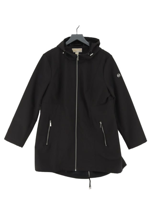 Michael Kors Women's Coat XL Black Polyester with Spandex