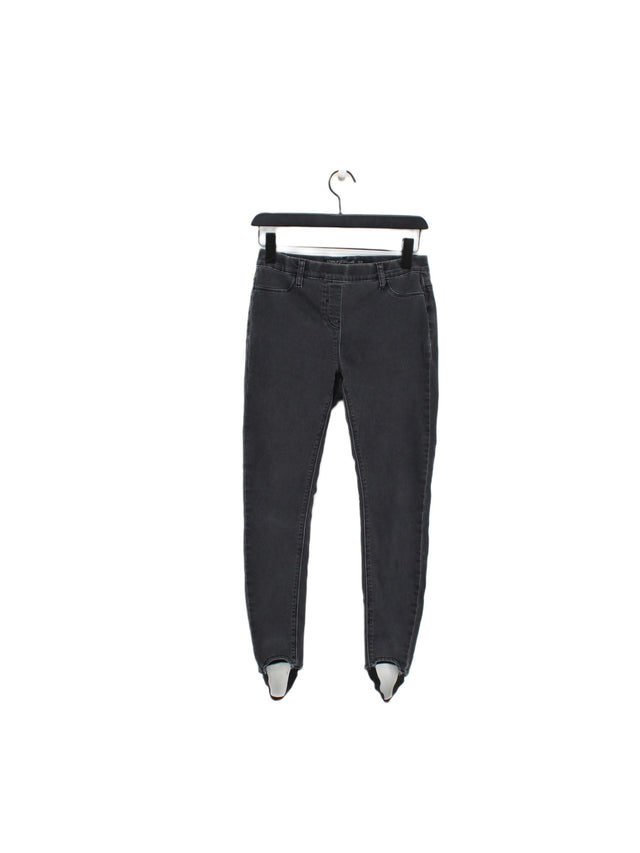 Next Women's Jeans UK 10 Grey Cotton with Elastane, Polyester