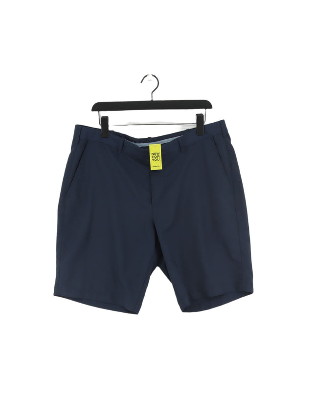 Ping Men's Shorts W 37 in Blue 100% Polyester