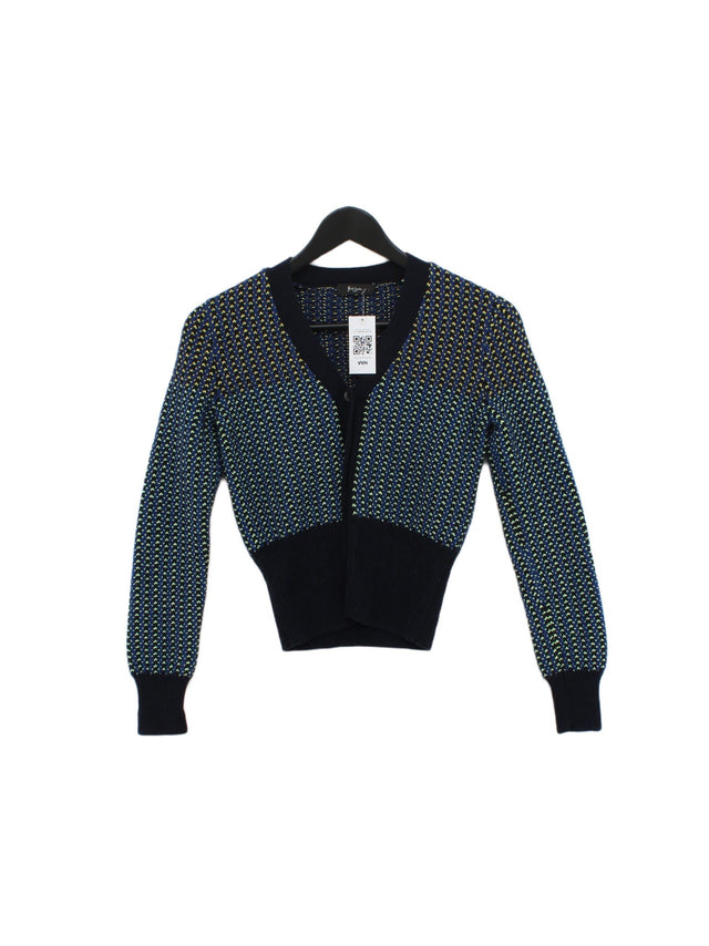 Paul Smith Women's Cardigan S Blue Viscose with Other