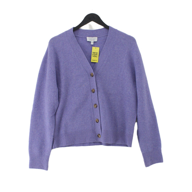 & Other Stories Women's Cardigan S Purple Wool with Elastane, Other, Polyamide