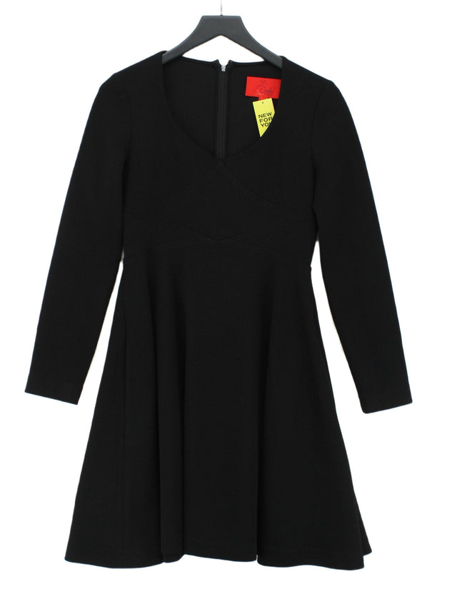 Zac Posen Women's Midi Dress UK 6 Black 100% Polyester