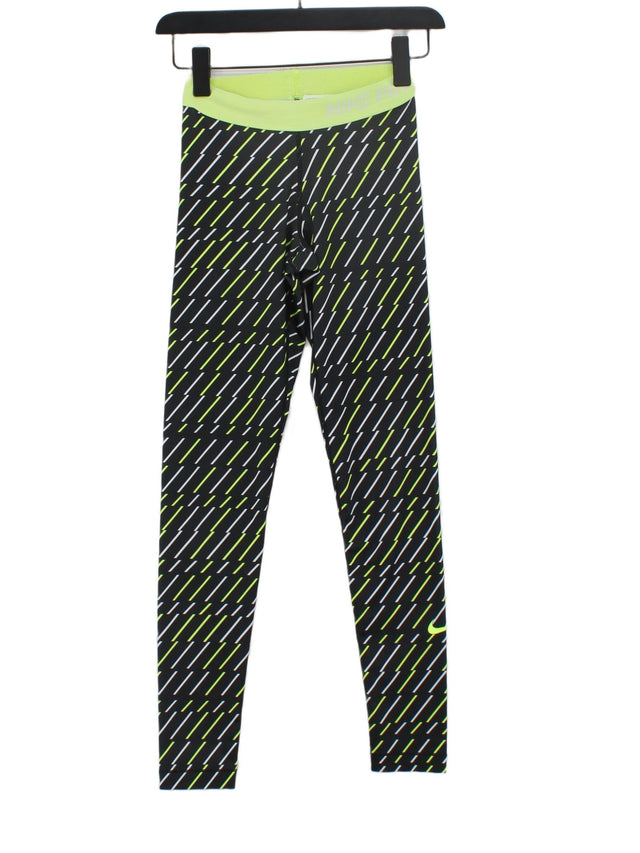 Nike Women's Leggings XS Black Polyester with Elastane