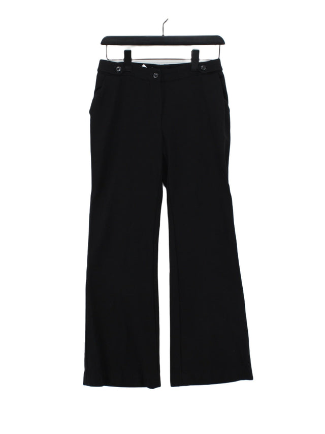 Austin Reed Women's Suit Trousers UK 8 Black Wool with Other