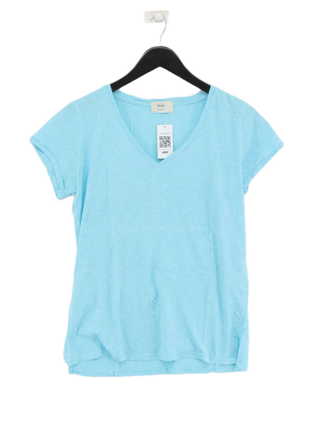 Hush Women's T-Shirt S Blue 100% Cotton