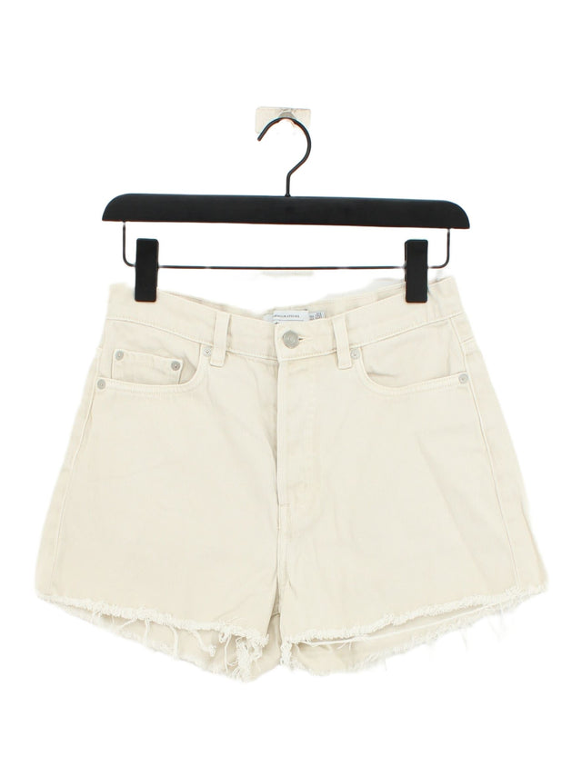 & Other Stories Women's Shorts W 28 in Cream 100% Cotton