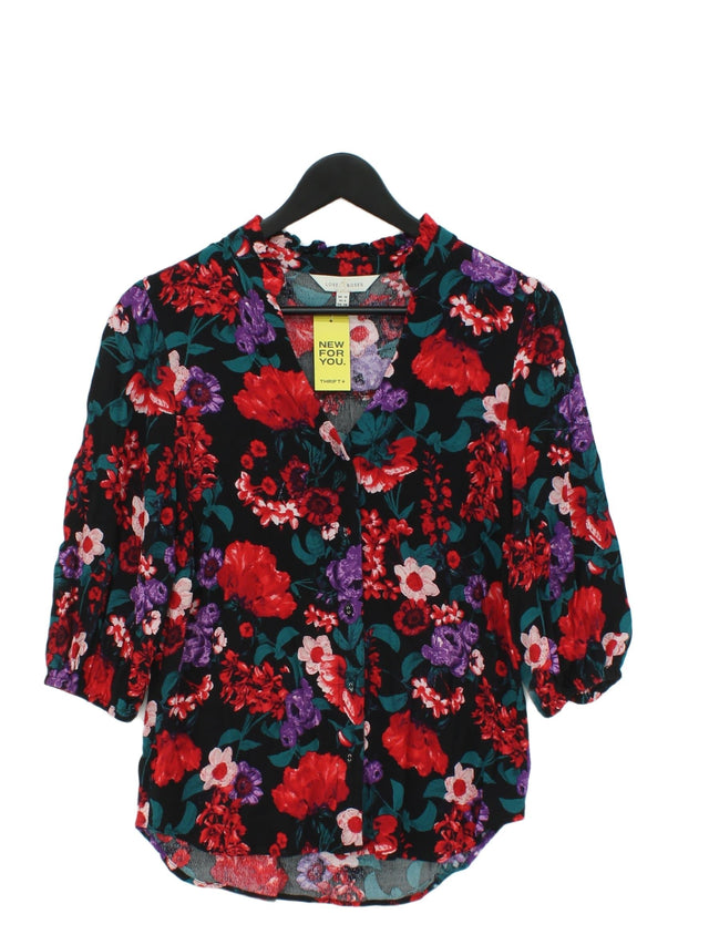 Love & Roses Women's Top UK 10 Black 100% Other