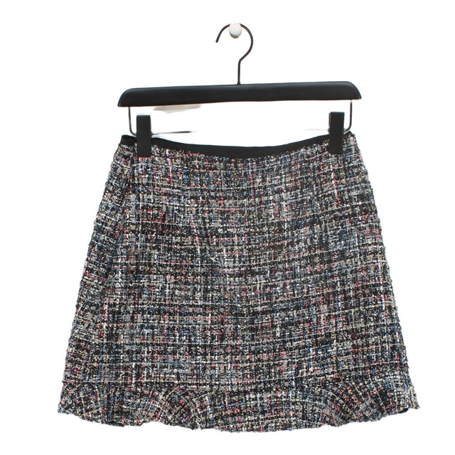 River Island Women's Midi Skirt UK 10 Multi Nylon with Polyester