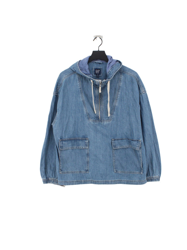 Gap Women's Jacket L Blue 100% Cotton