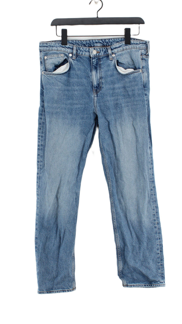 Arket Women's Jeans W 32 in Blue 100% Cotton