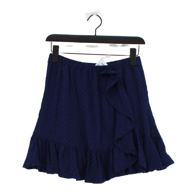 Michael Kors Women's Mini Skirt XS Blue 100% Viscose