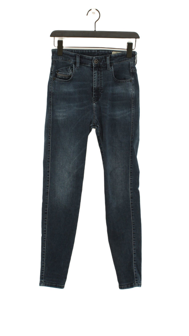 Diesel Women's Jeans W 26 in; L 32 in Blue Cotton with Elastane, Spandex