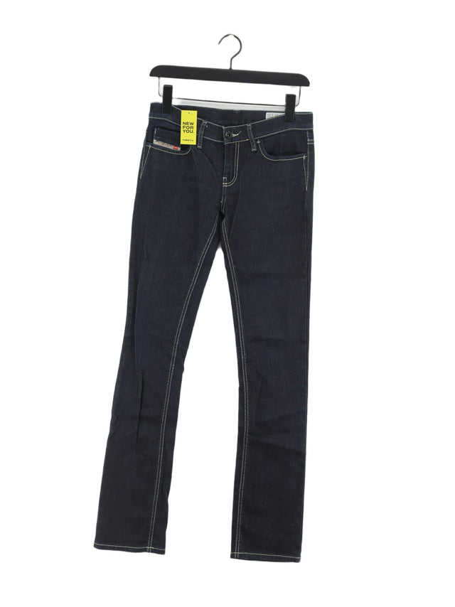 Diesel Women's Jeans W 27 in; L 32 in Blue Cotton with Elastane