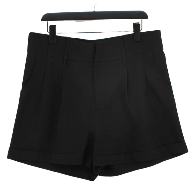 Unique 21 Women's Shorts UK 16 Black Polyester with Other