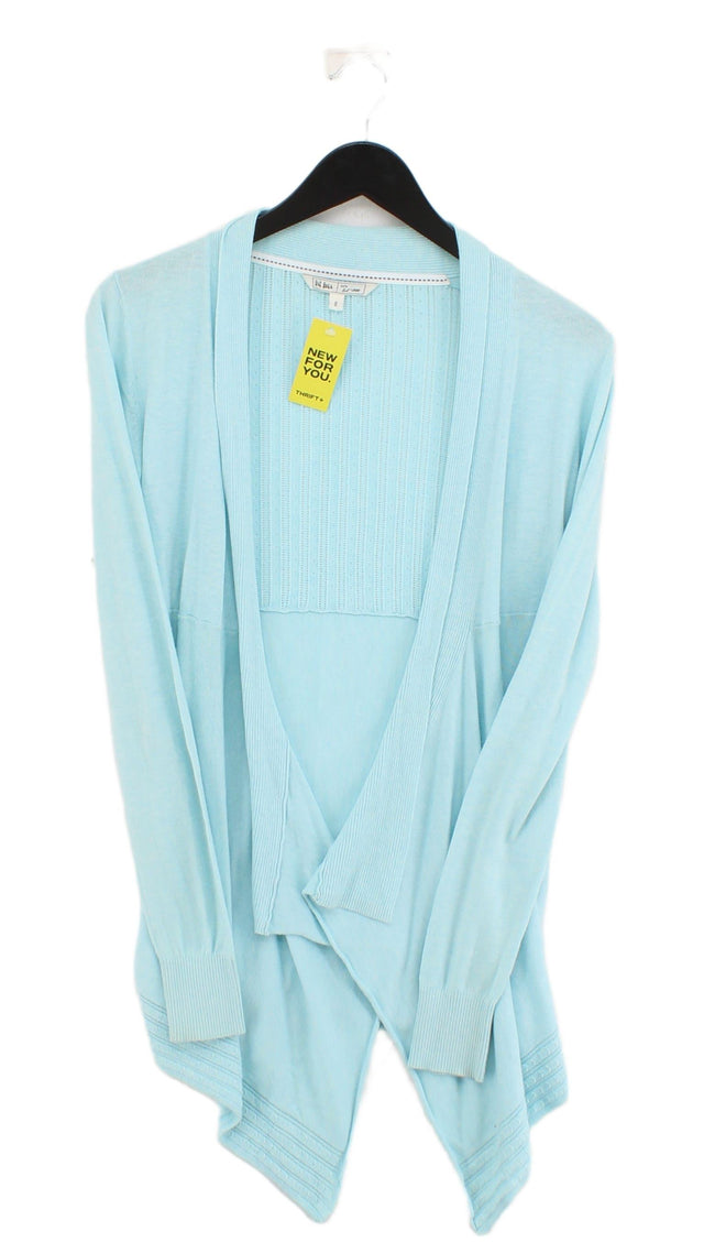 FatFace Women's Cardigan UK 8 Blue 100% Other