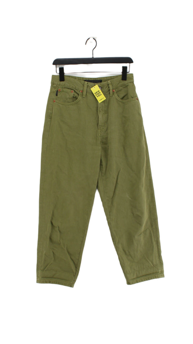 Superdry Women's Jeans W 28 in Green 100% Cotton
