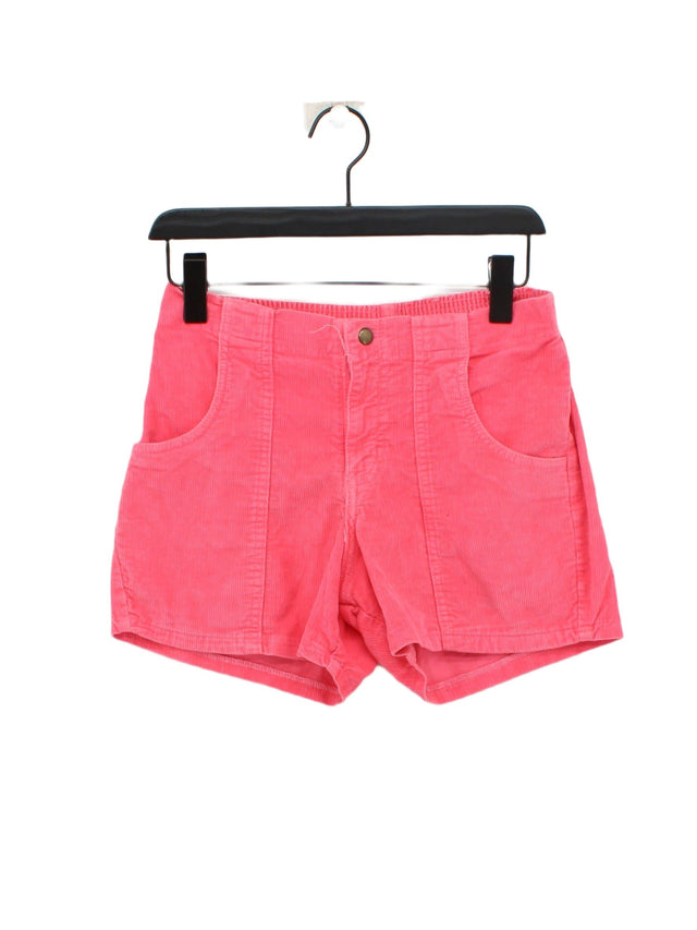 American Apparel Women's Shorts W 30 in Pink Cotton with Elastane