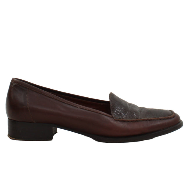 Bally Women's Flat Shoes UK 4.5 Brown 100% Other