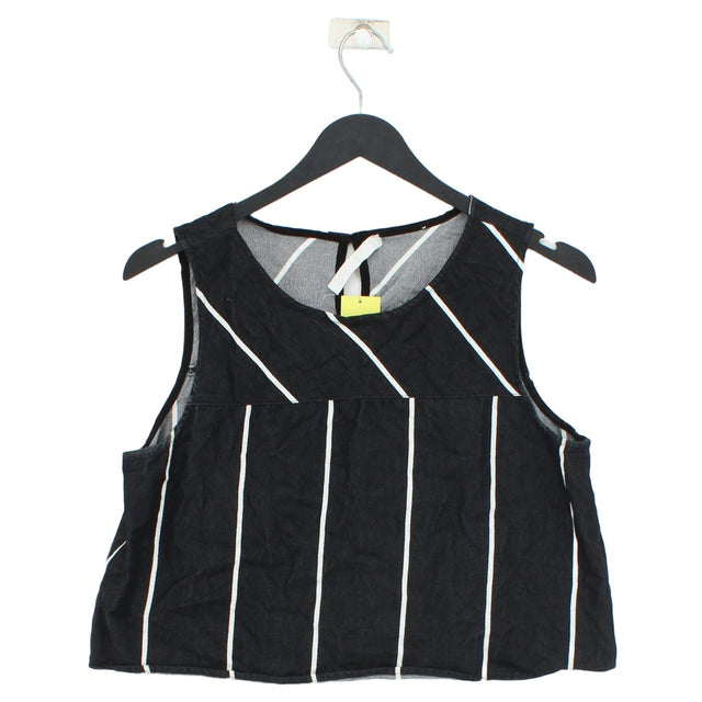 MNG Women's T-Shirt L Black 100% Cotton