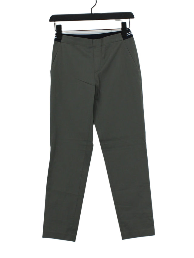 Uniqlo Women's Trousers W 25 in; L 28 in Grey Cotton with Viscose