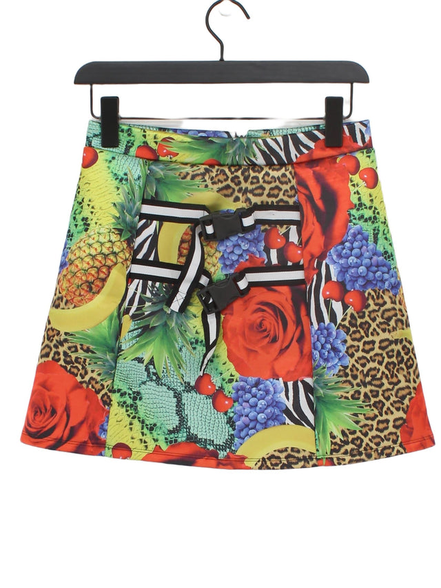 Jaded London Women's Midi Skirt S Multi Polyester with Elastane