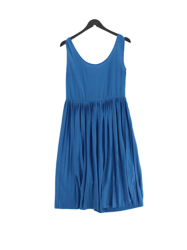 Limited Collection Women's Midi Dress UK 10 Blue Polyester with Viscose