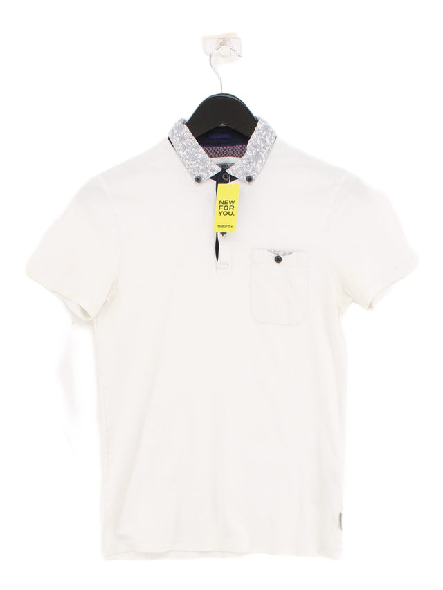 Ted Baker Men's Polo S White 100% Cotton