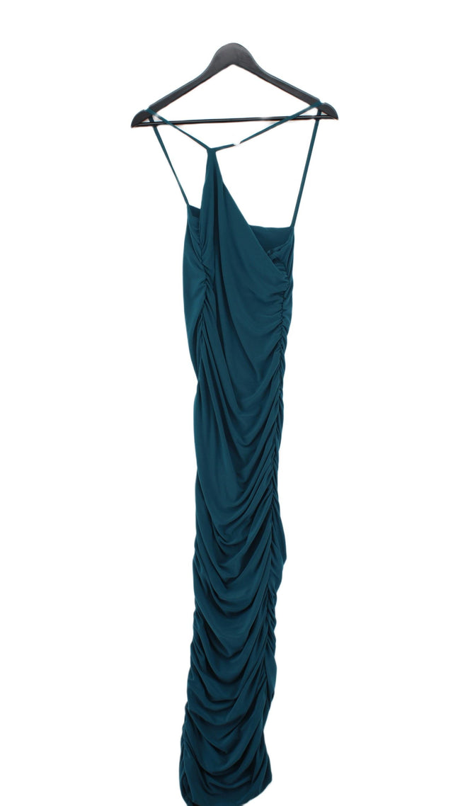 Club London Women's Maxi Dress UK 6 Blue Viscose with Elastane