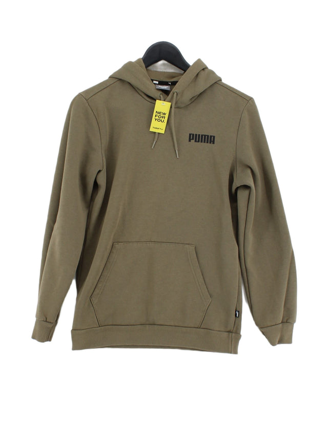 Puma Women's Hoodie XS Grey Cotton with Polyester