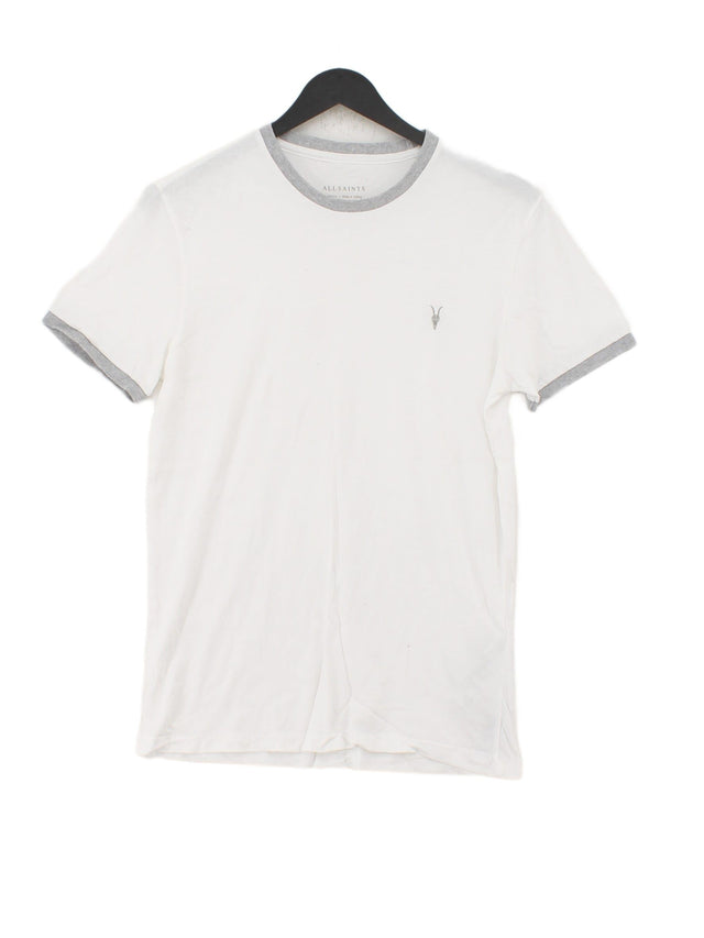AllSaints Women's T-Shirt XS White 100% Cotton