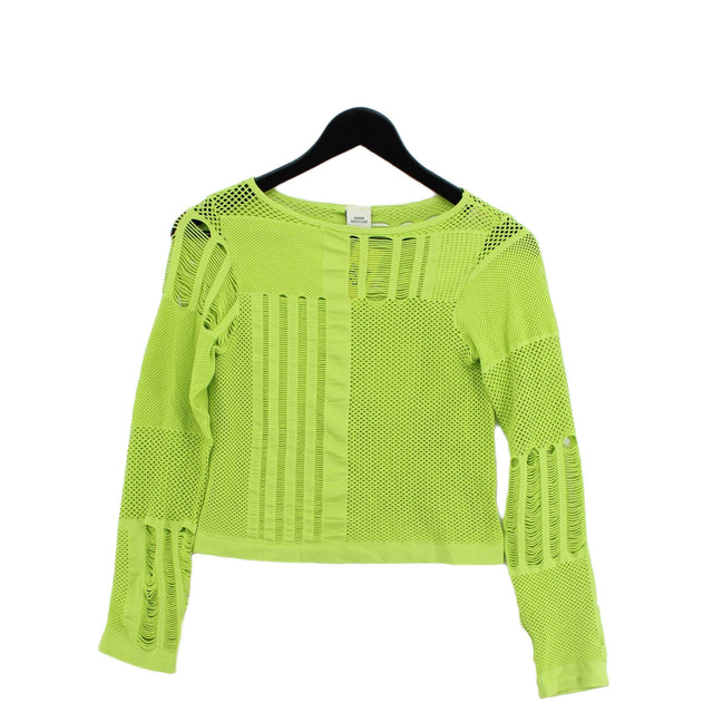 Urban Outfitters Women's Top L Green Polyamide with Elastane