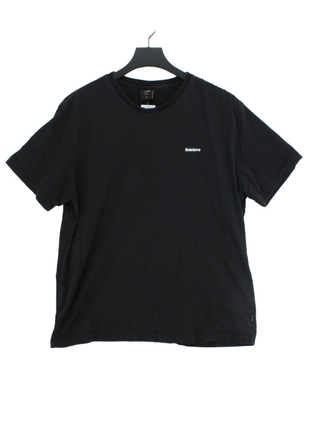Finisterre Men's T-Shirt XL Black 100% Cotton
