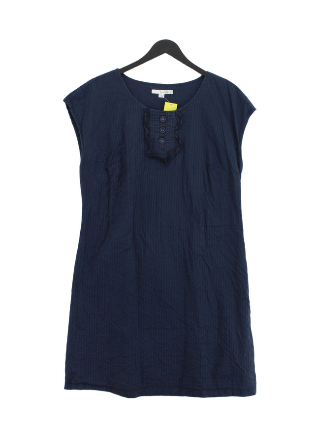 Boden Women's Mini Dress UK 16 Blue 100% Cotton