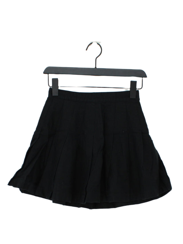 American Apparel Women's Midi Skirt S Black 100% Polyester