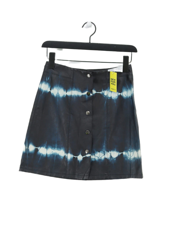 Zara Women's Mini Skirt XS Black Other with Polyester, Viscose