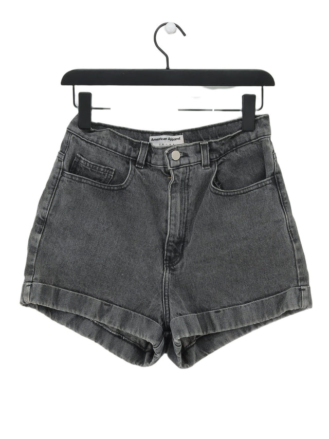 American Apparel Women's Shorts W 29 in Grey 100% Cotton