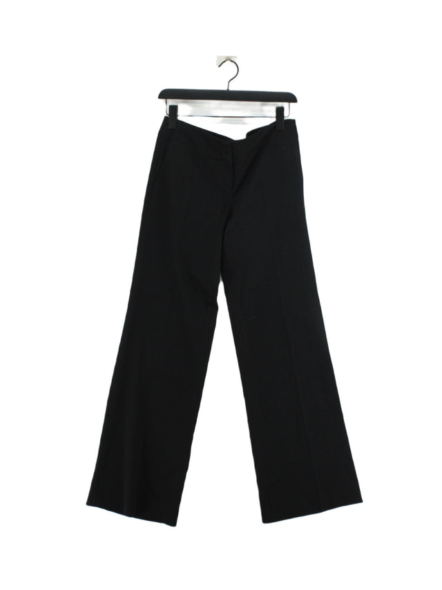 Whistles Women's Trousers UK 10 Black Wool with Elastane, Other