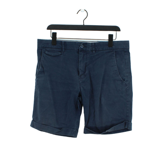 Zara Men's Shorts W 36 in Blue 100% Other