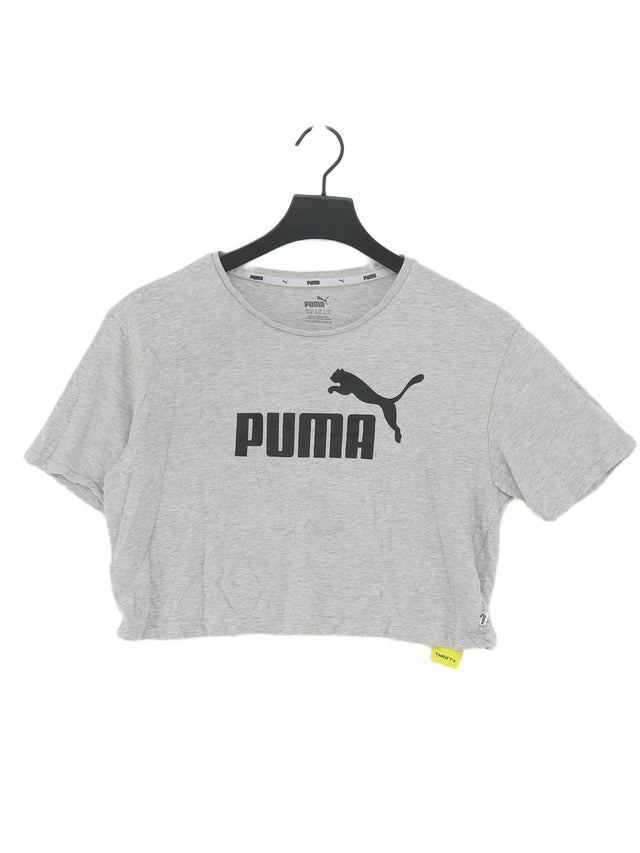 Puma Women's T-Shirt M Grey 100% Other