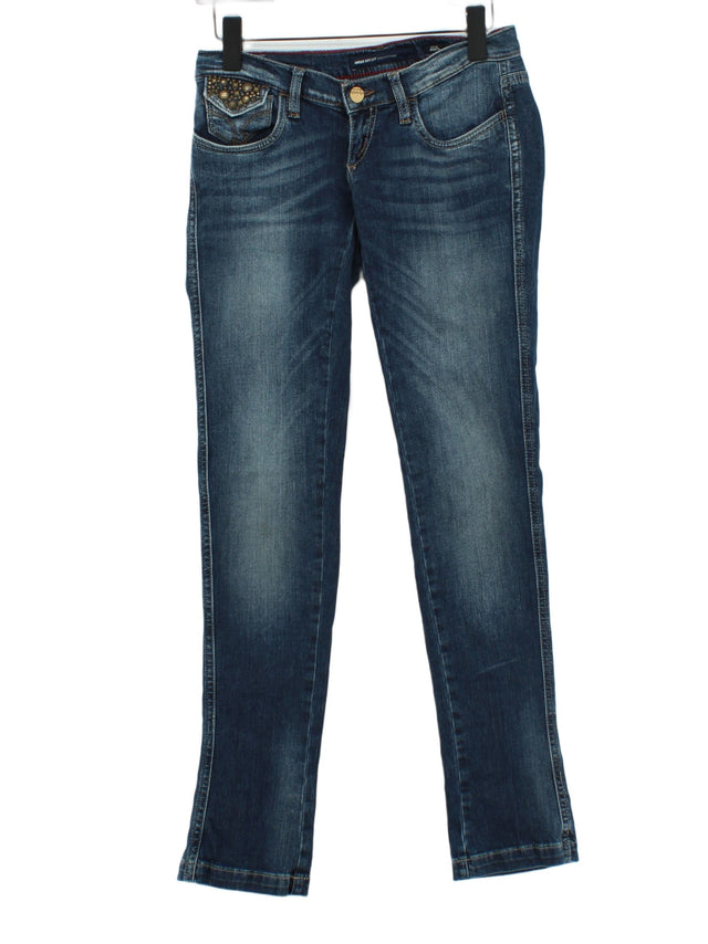 Miss Sixty Women's Jeans W 28 in Blue Cotton with Elastane