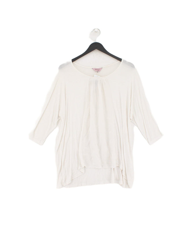 Phase Eight Women's Top L White 100% Other