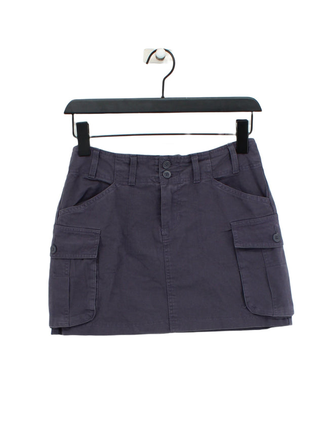 Brandy Melville Women's Midi Skirt W 28 in Purple 100% Cotton