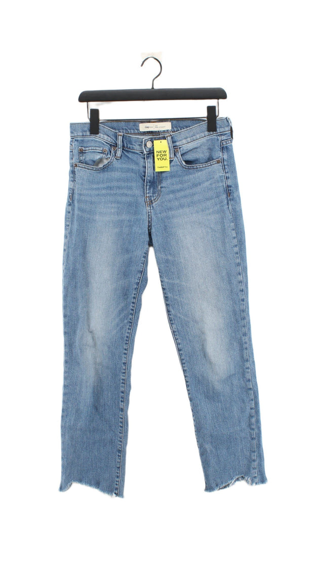Gap Women's Jeans W 28 in Blue Cotton with Elastane