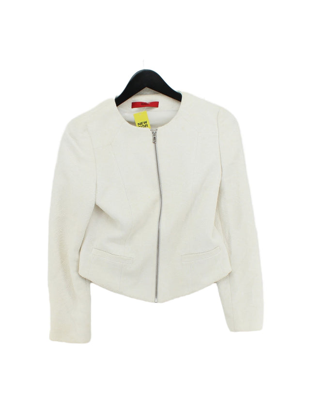 Hugo Boss Women's Blazer UK 10 White Other with Polyester
