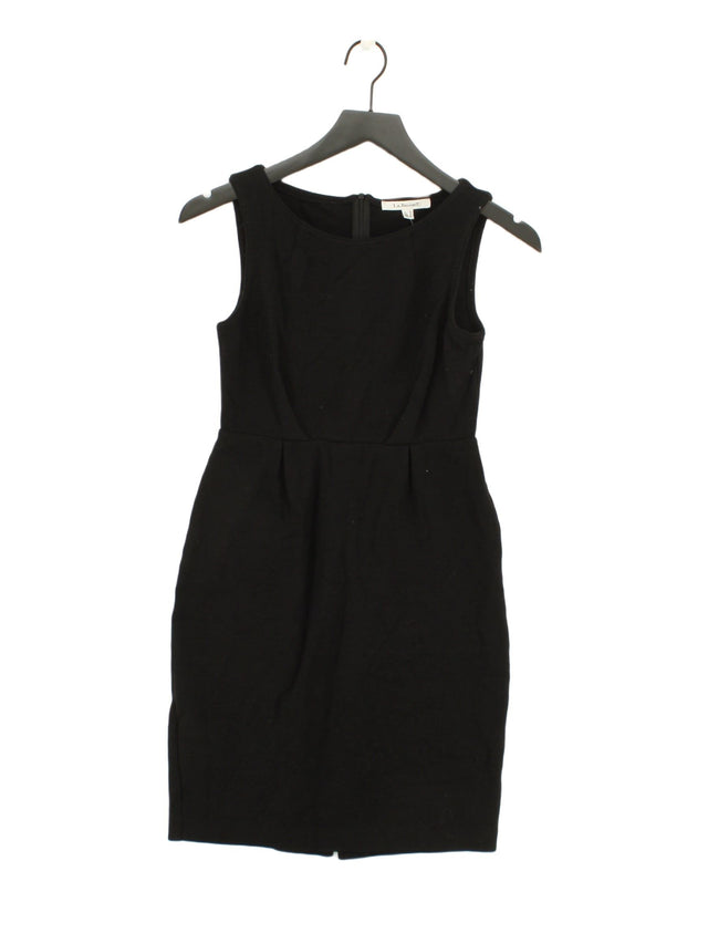 L.K. Bennett Women's Midi Dress UK 6 Black 100% Wool
